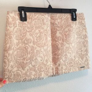 Abercrombie & Fitch Paisley Canvas Mini Skirt